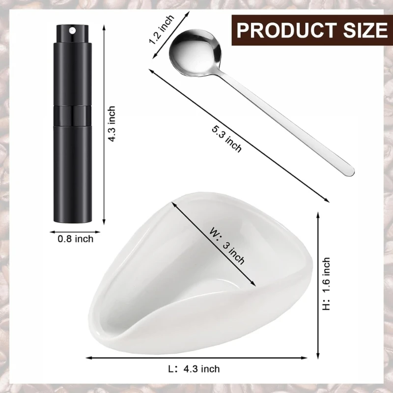 Đĩa Cà Phê Muỗng Đo Lường Cà Phê Định Lượng Khay Xịt Cho Quán Cà Phê Dropshipping