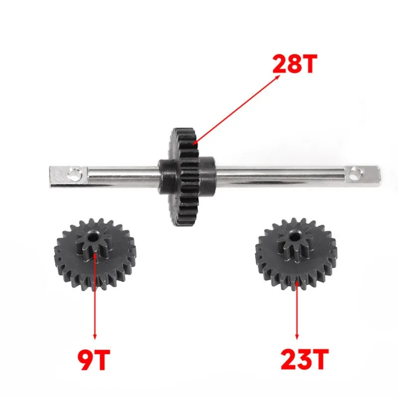 

WOTT-1/12 Scale Metal Gearbox With 370 Motor Mount For RC Crawlers - For MN78 MN82 Mn99sv2 Mn98sv2
