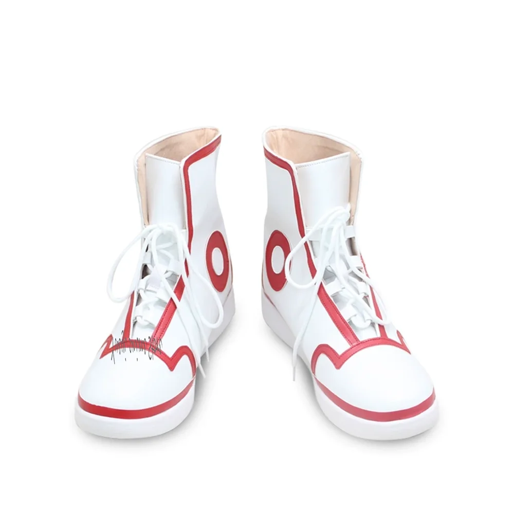 

Ботинки из искусственной кожи на плоской подошве для косплея в стиле аниме Pochita — подходят для Хэллоуина, карнавала, Рождества и вечеринок