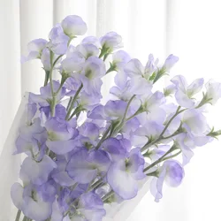 62CM Japanese Sweet Pea Flower Artificial Flower Living Room Coffee Table Hotel Wedding Decoration Photography Props Bouquet