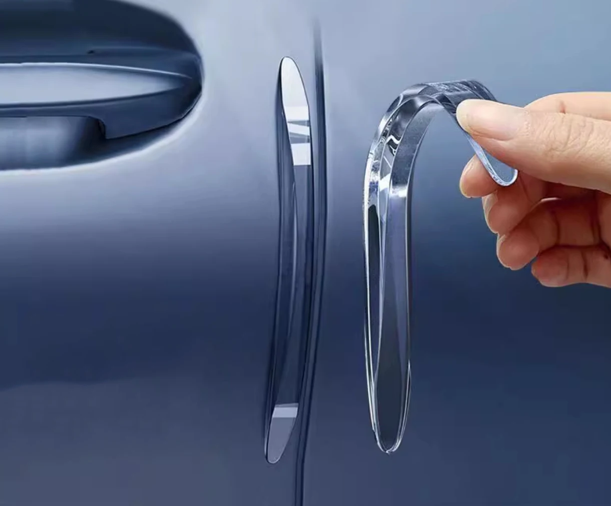 

Door bumper strips rearview mirrors door openings anti-collision and anti-collision scratches silicone protection car stickers