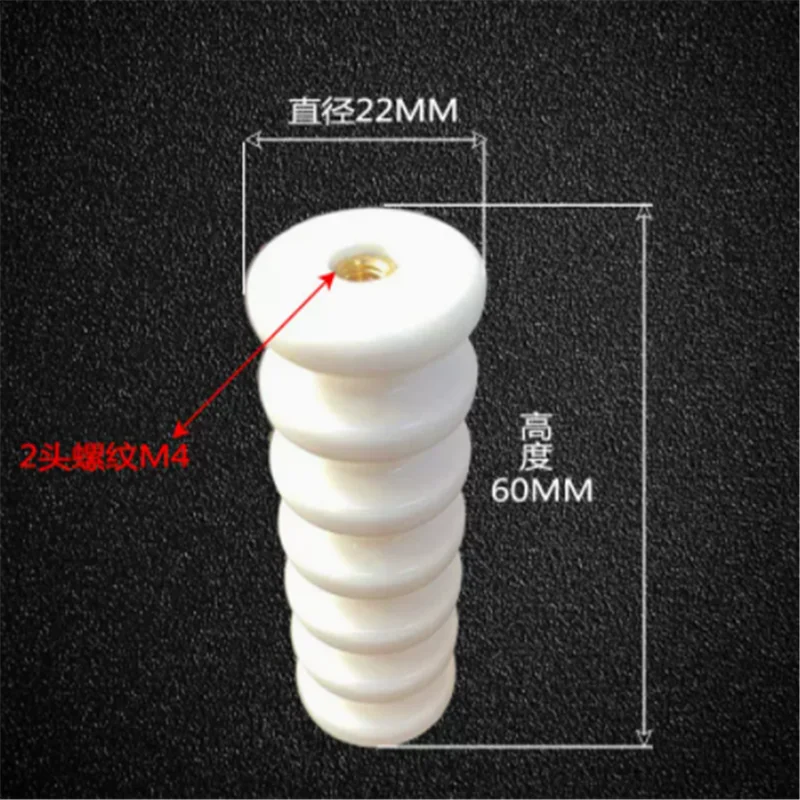 High Frequency Electric Porcelain Ceramic Insulator Rectangular Ceramic Plate Ceramic Post Insulators