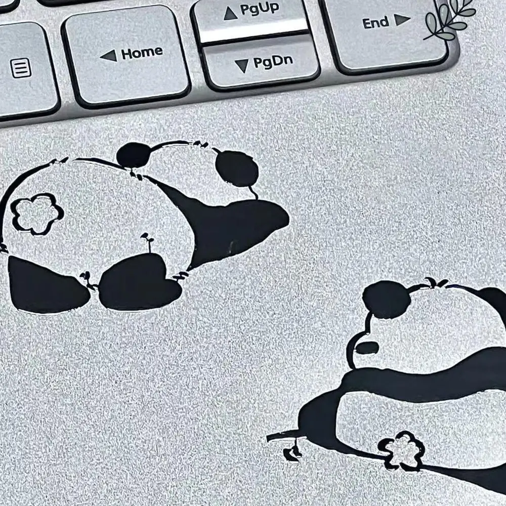 Cup Decoration Panda Computer Decorative Stickers Cartoon Durable Notebook Decorations Diary Stickers Home&Office