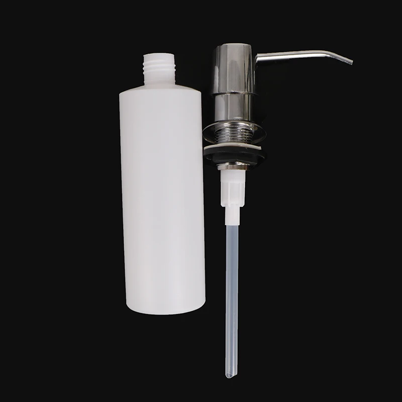 300ML Capacity Tube Pump Head Dropshipping Soap Dispenser Built In Kitchen Sink Soap Dispenser Counter Top Soap Dispensers