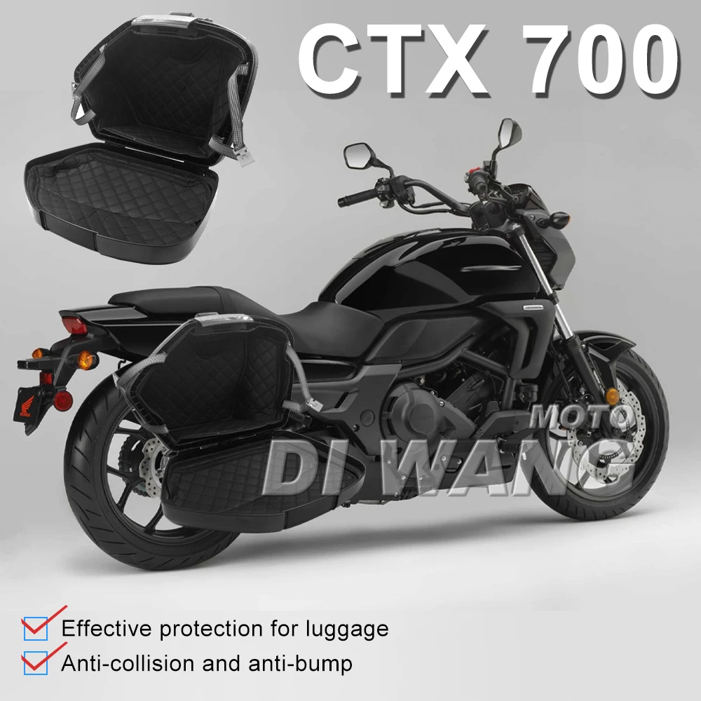 Forro Interior para Caja Lateral Trasera para Honda CTX700, CTX 700, NC750X, CB1300, Forro Protector de Cuero PU