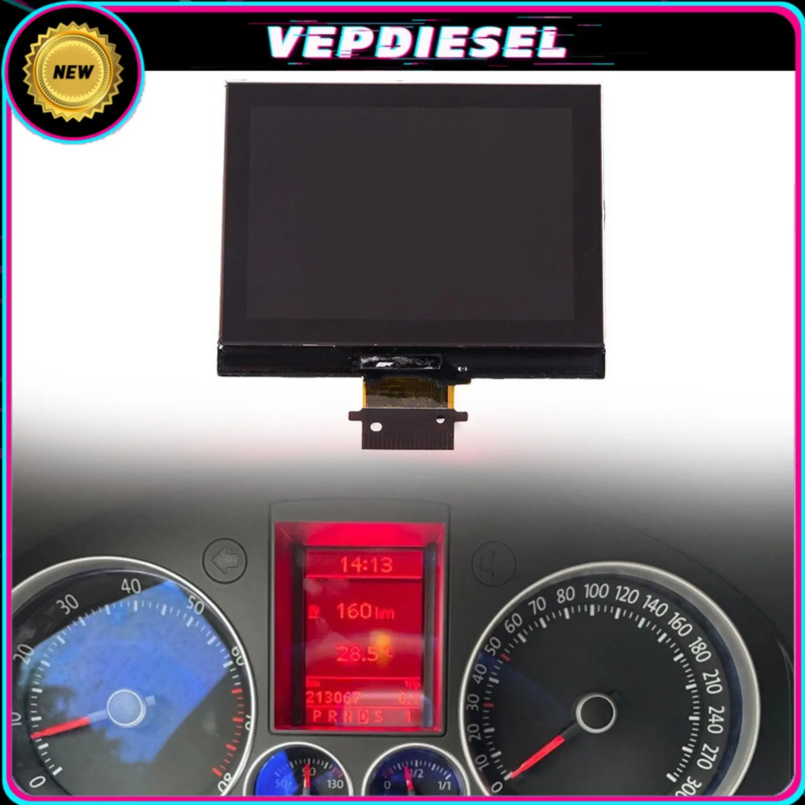 

A2C00043350 Dashboard LCD Display Screen For VW Magotan Passat 3C B6 Golf V Tiguan Jetta MFA FIS Skoda VDO Instrument Screen