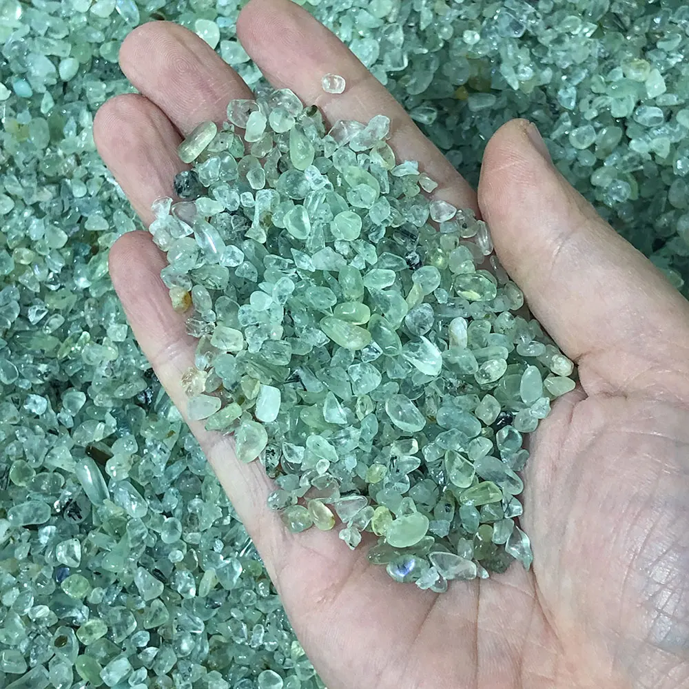 Natural Stone Crystals Mini Peridot Amazonite Malachite Chips Crystal Stones Gravel Minerals Quartz Home Decoration DIY Aquarium view 5
