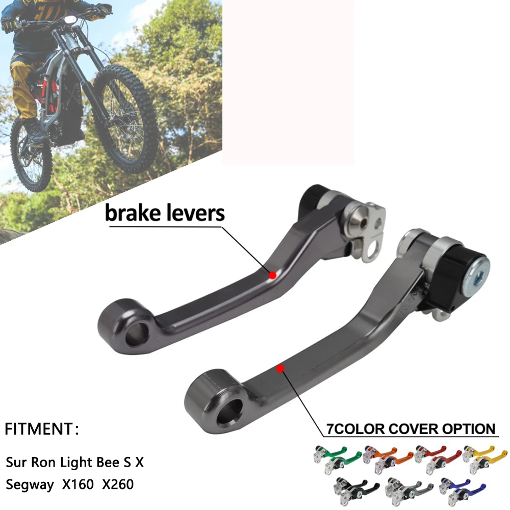 Links Rechts Bremshebel Einstellbare Griff Motorrad Zubehör Für Surron Light Bee S X Segway X160 X260 Elektrische Fahrzeug Fahrrad