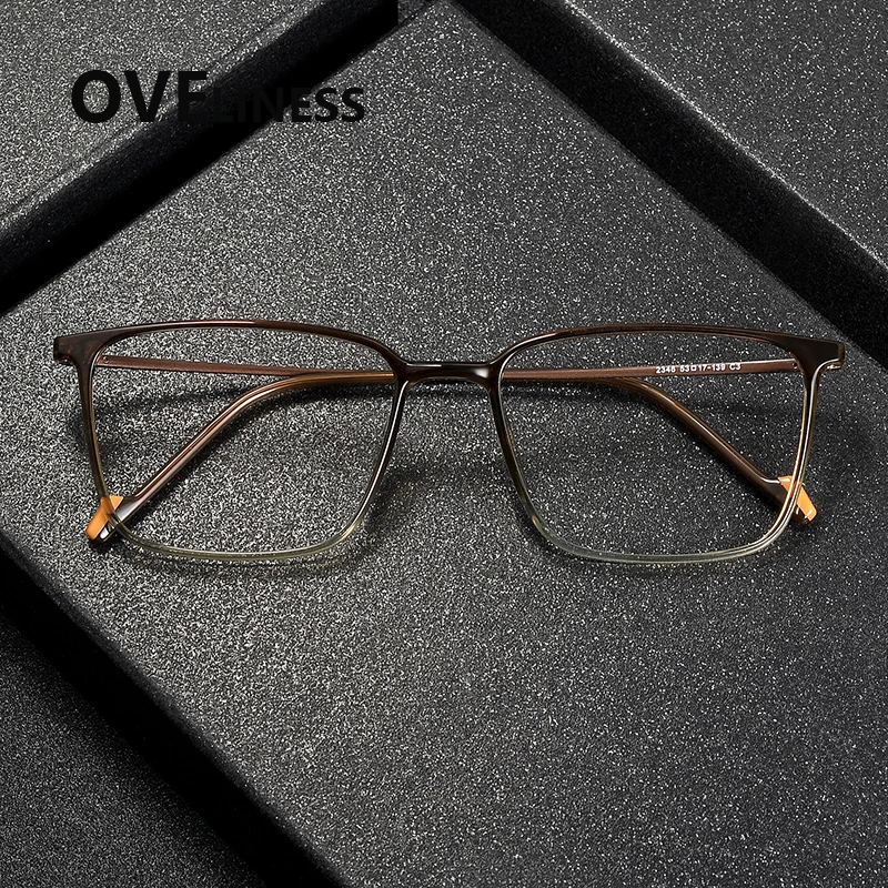 

2025 Ultralight Comfortable Men's and Women's Glasses Frame for men Plastic Titanium eyeglasses Frames spectacles full eyewear