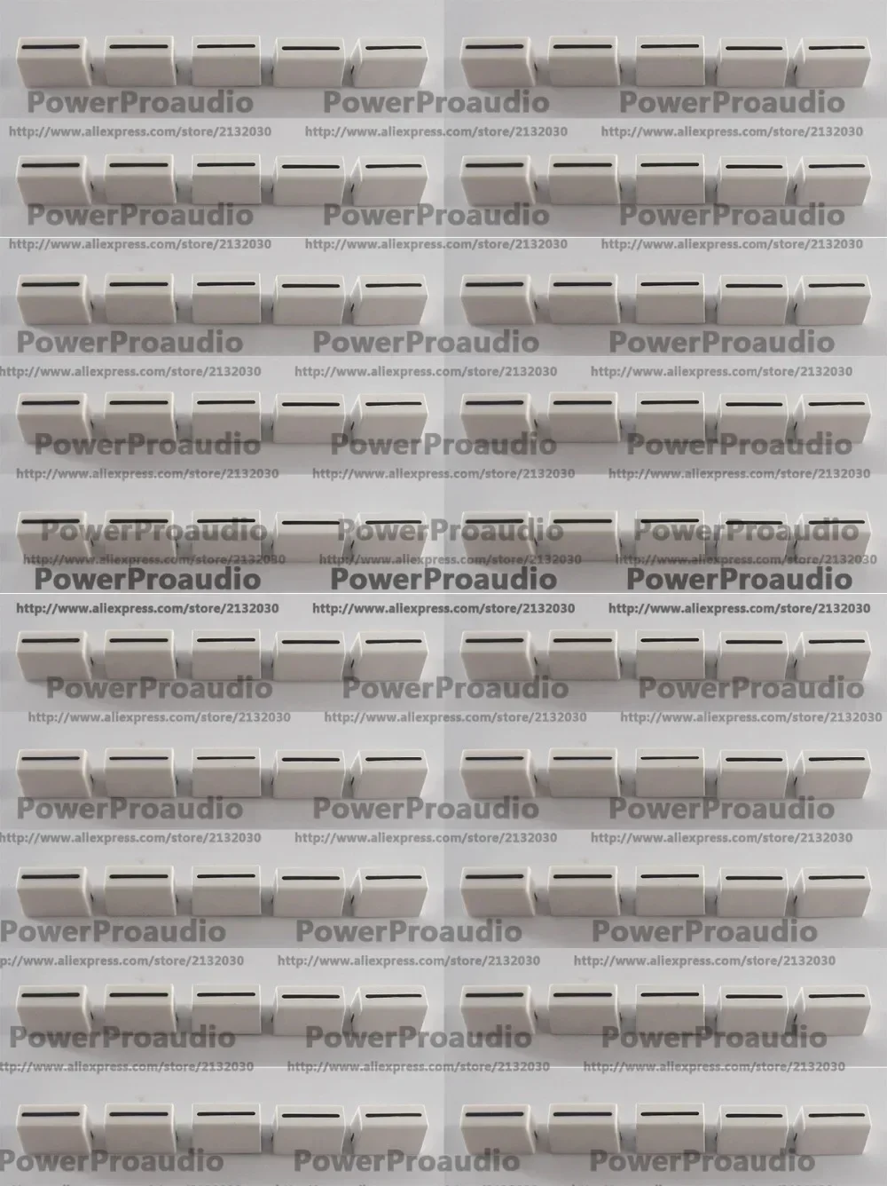 100 pcs New Channel Cross fader Fader Cap Knob For  56 57 61 62 64 68( white Color ) a