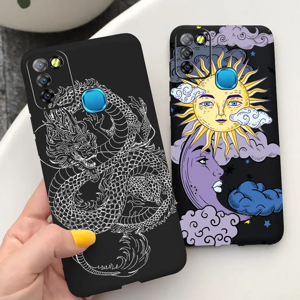 For Infinix Smart 5 / Smart 6 (3/64G) / X657B X657C X657 Case Cartoon Cool Child Pattern Cover Smart5 Smart6 Soft Silicone TPU
