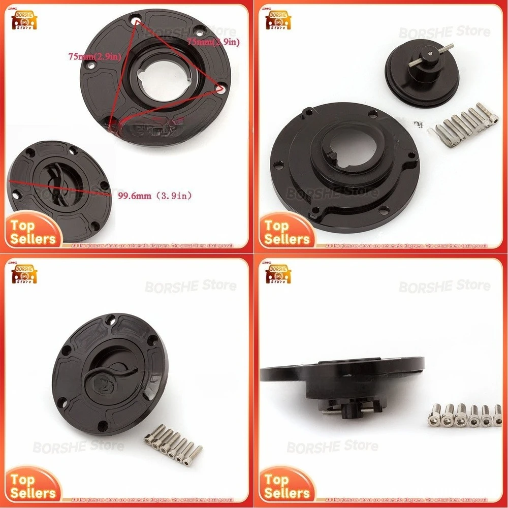 

Suitable for Aprilia GPR125 150 250 RS660 Aluminum Keyless Quick Release Fuel Tank Cap Cover Modification Decorative Accessory