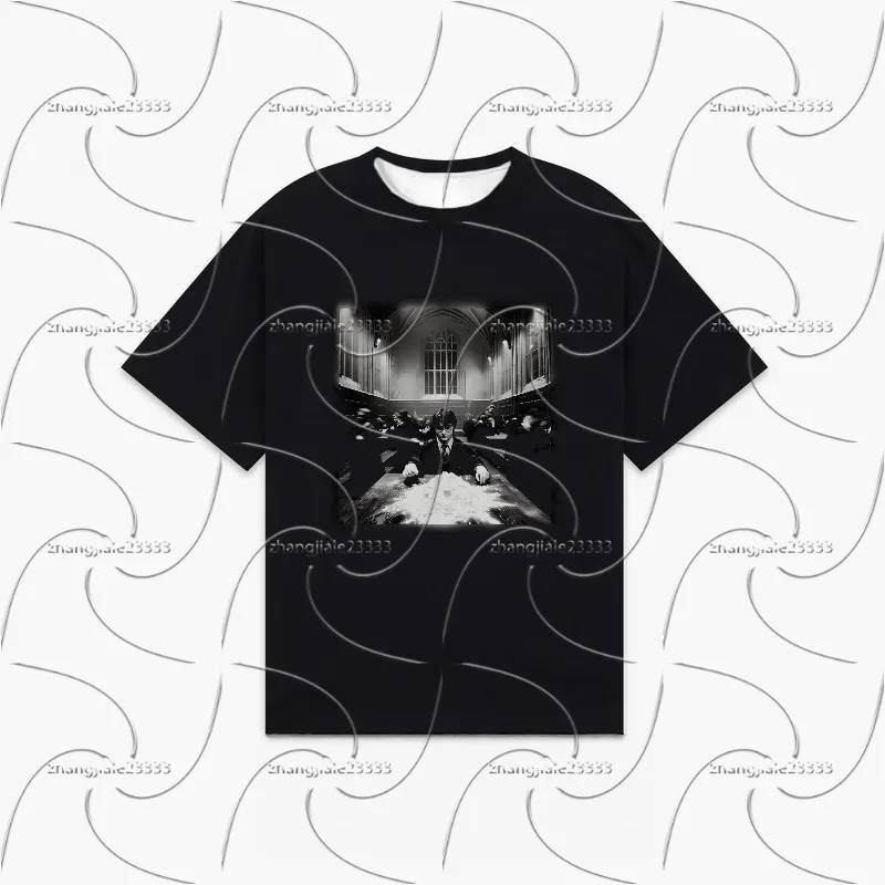 2026 Nueva ropa divertida impresa en 3D, camiseta de manga corta con estampado de parodia de Harry Potter, ropa de moda para hombres, regalos para niños.
