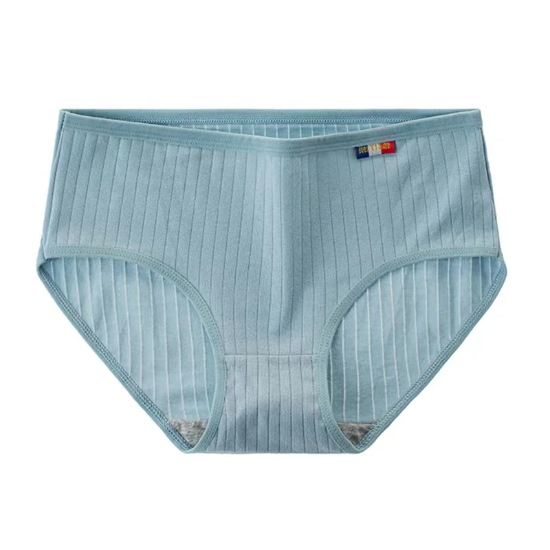 5PCS Women Cotton Underwear Seamless panties Sexy panty Female Breathable Solid Color Underpants Girls' Lingerie Briefs image 3
