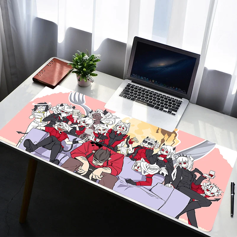 

Mouse Pad PC Non Slip Rubber H-helltaker Anime Mousepad Laptop Gamer Cabinet Keyboard Pad Office Computer Gaming Desk Mouse Mat