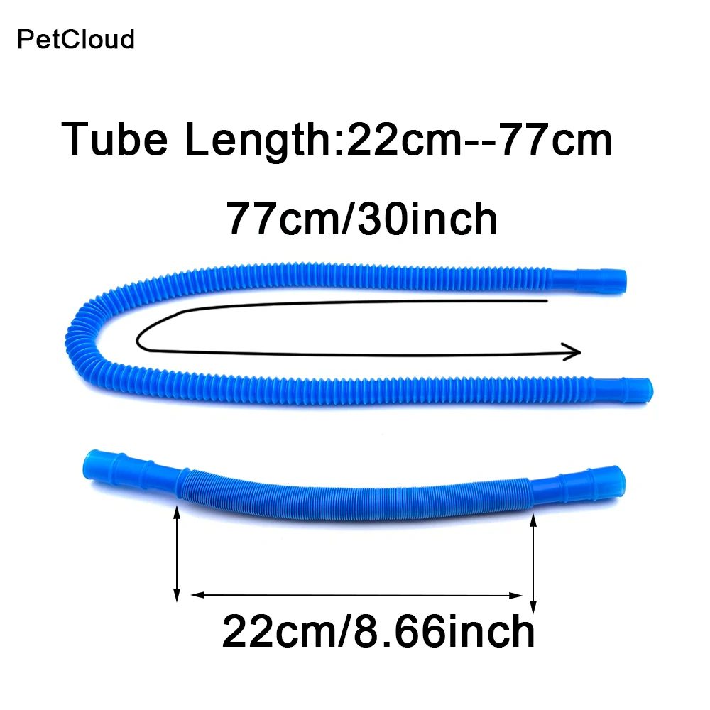 Aquarium Telescopic Tube For Water Pump 22cm-77cm Inner Diameter 15mm 17mm 18mm Corrugated Hose Fish Tank Tube Supplies