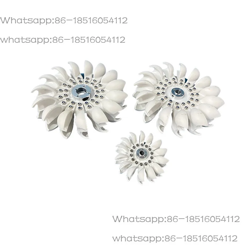 High efficiency impeller, impact type water wheel bucket plate DIY hydraulic generator, light and sturdy
