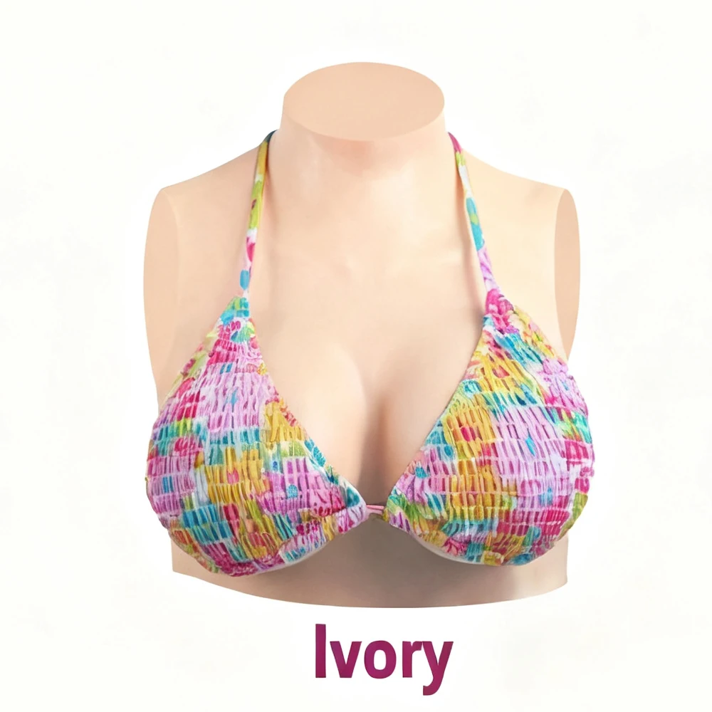 صدر مزيف من السيليكون، مناسب للعب الأدوار وملابس متقاطعة، كبير الحجم لكل من الرجال والنساء