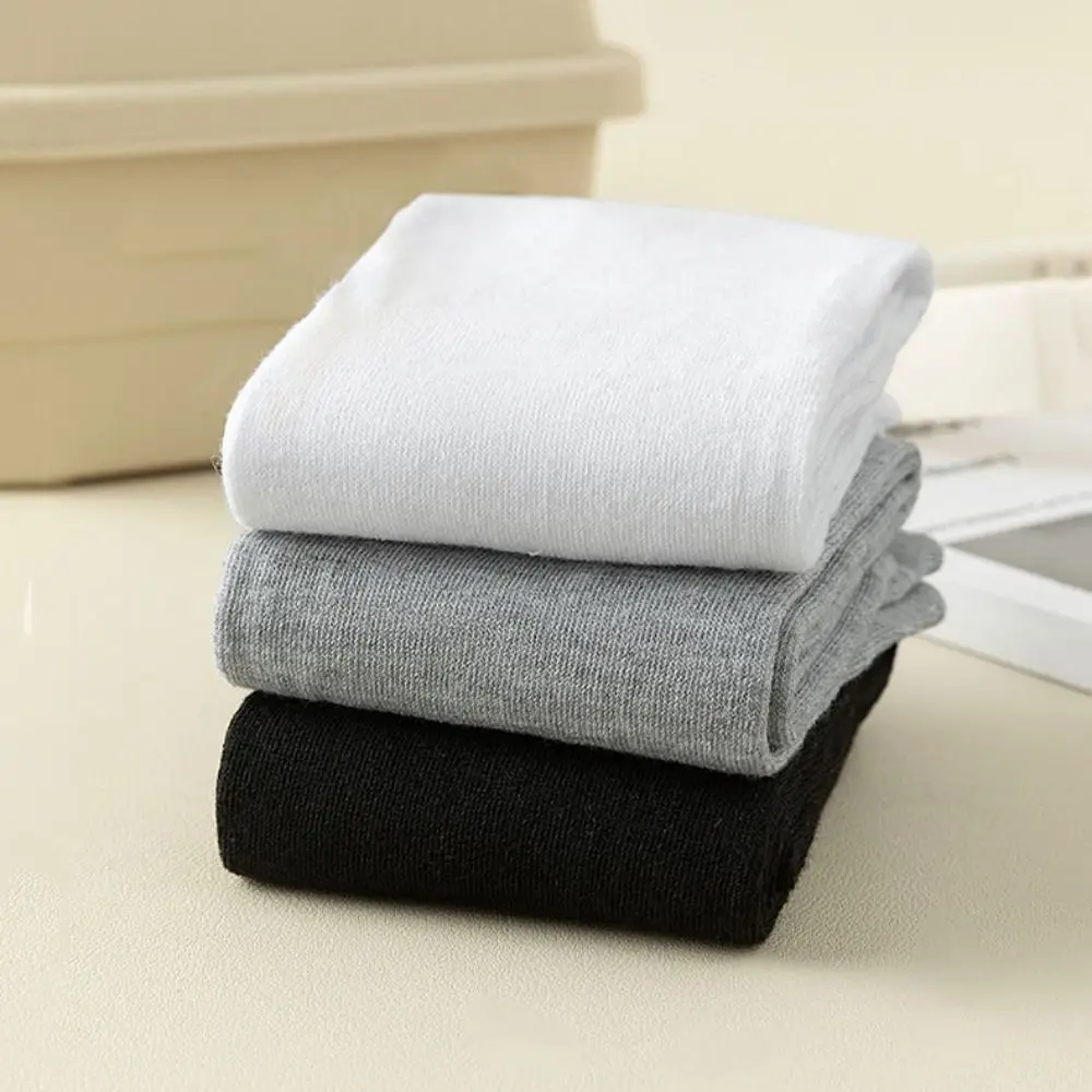 3Pairs Anti Slip Two Toed Cotton Socks Mid-calf Women Men Toe Separator Socks Business Solid Color Split Toe Sock Unisex