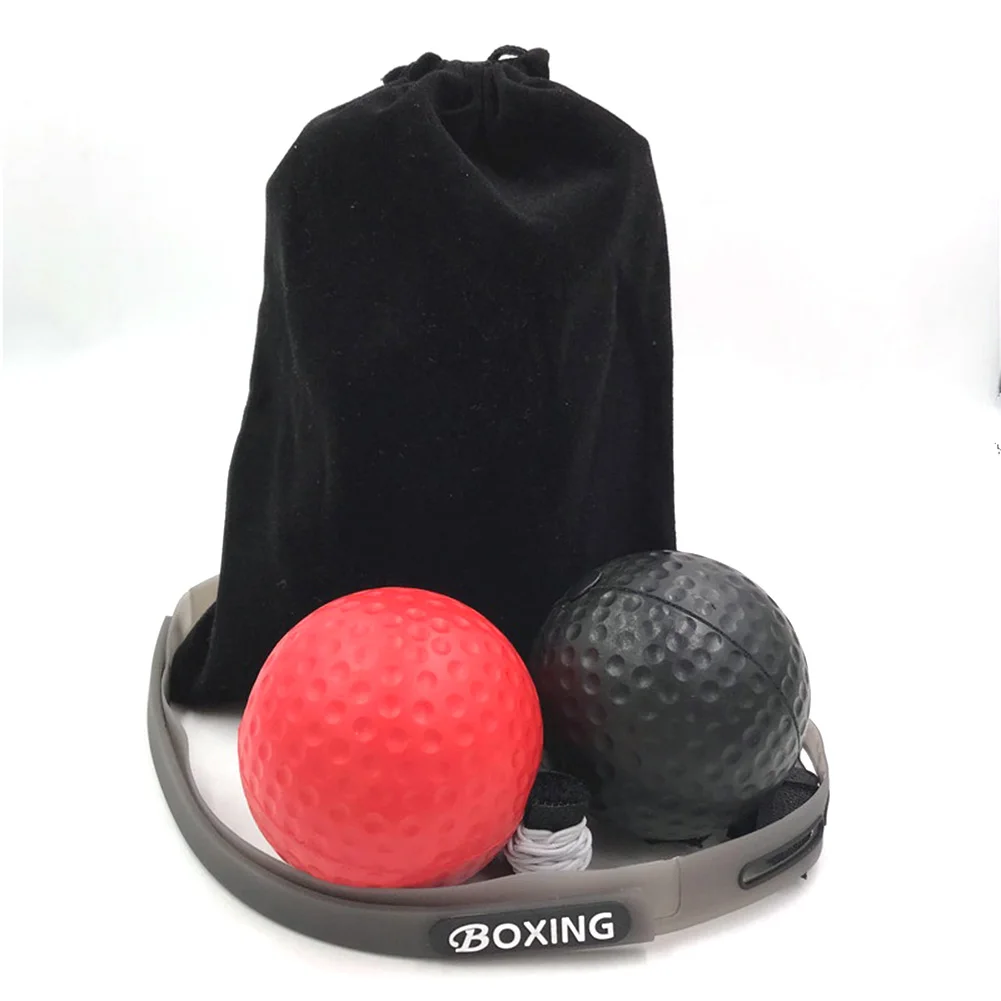 Boxen Reflex Speed Punch Ball Boxen Gummibälle für Beweglichkeit Reaktion Training mit Schweißband Fitness Ausrüstungen Zubehör – Detail 11