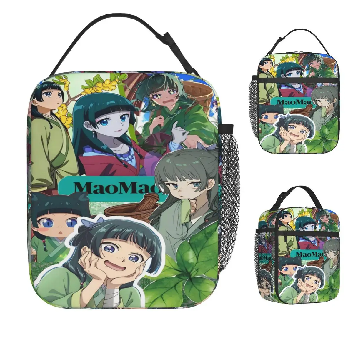 

The Apothecary Diaries Maomao Сумка для обеда для мужчин Ланч-бокс Симпатичная офисная сумка-холодильник Портативные оксфордские термосумки-тоут