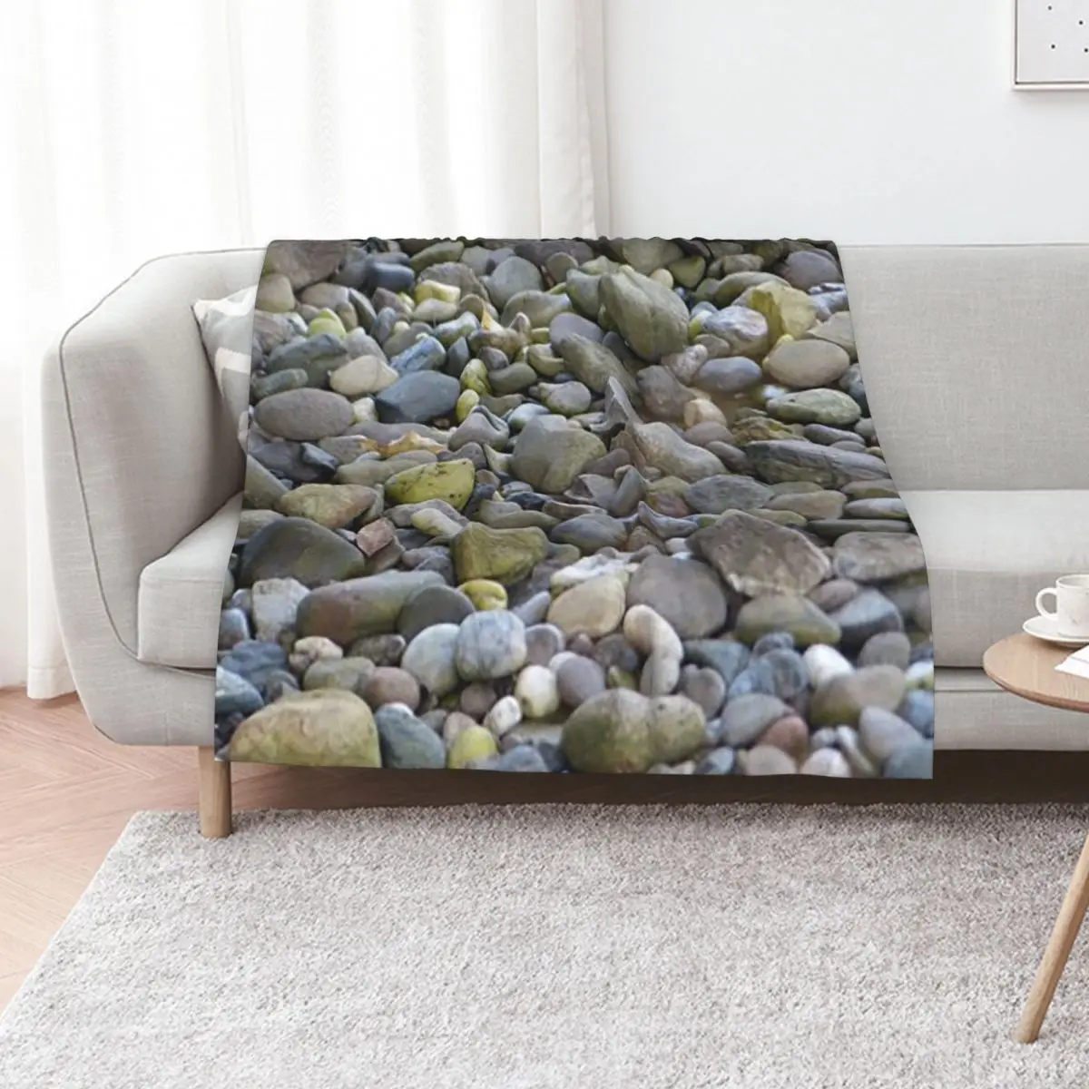 Stones, Pebbles, and Rocks Throw Blanket Luxury For Baby Sleeping Bag Decorative Beds Cute Plaid wednesday Blankets