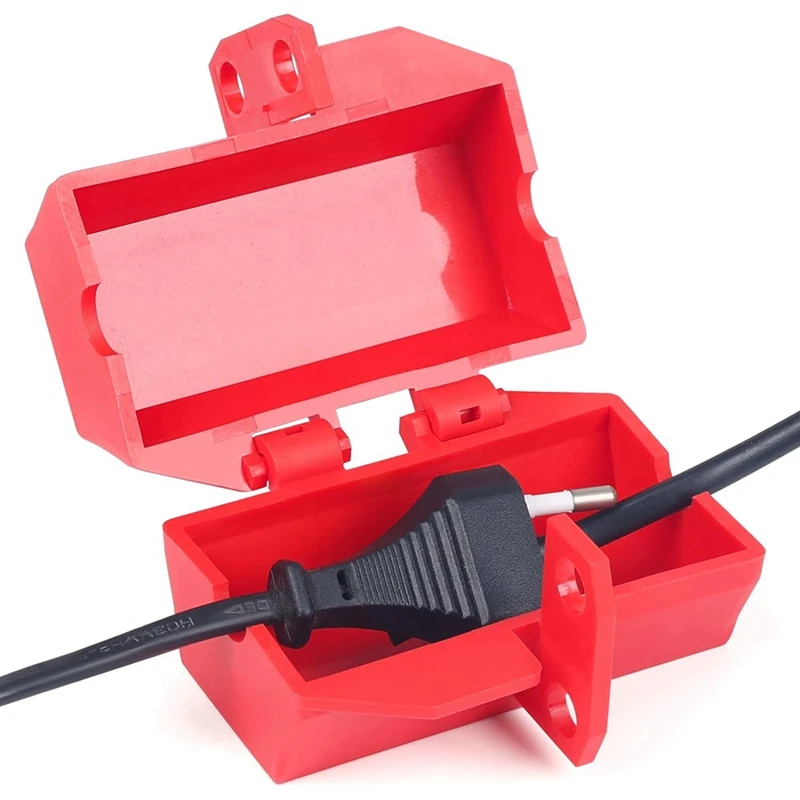 Lockout Tagout Kits Electrical, Lockout Tagout Station Safety Hasp Latch, Lockout Tags/Circuit Breaker, For Industrial, Durable