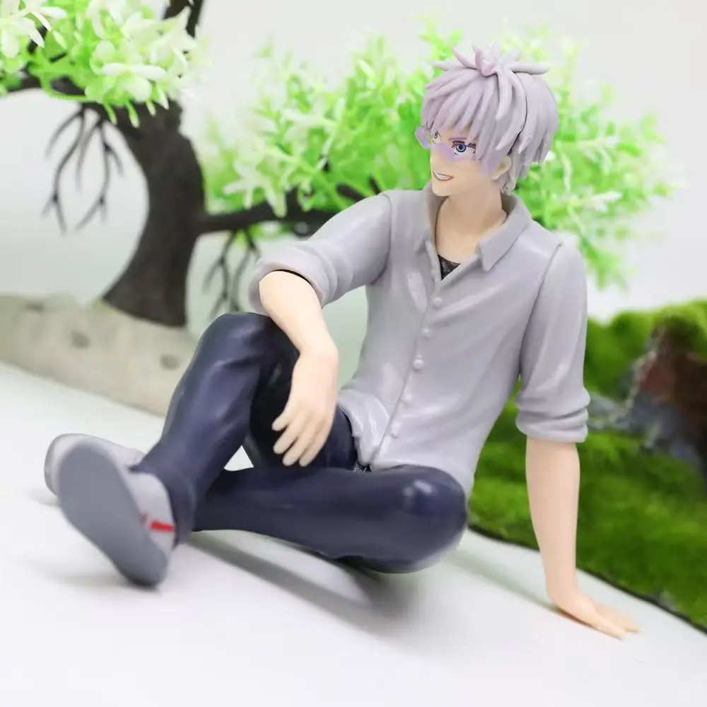 

Jujutsu Kaisen Collection Anime Figure Gojo Satoru & Geto Suguru PVC Sitting Model Action Figures Toys for Kids Gift Christmas