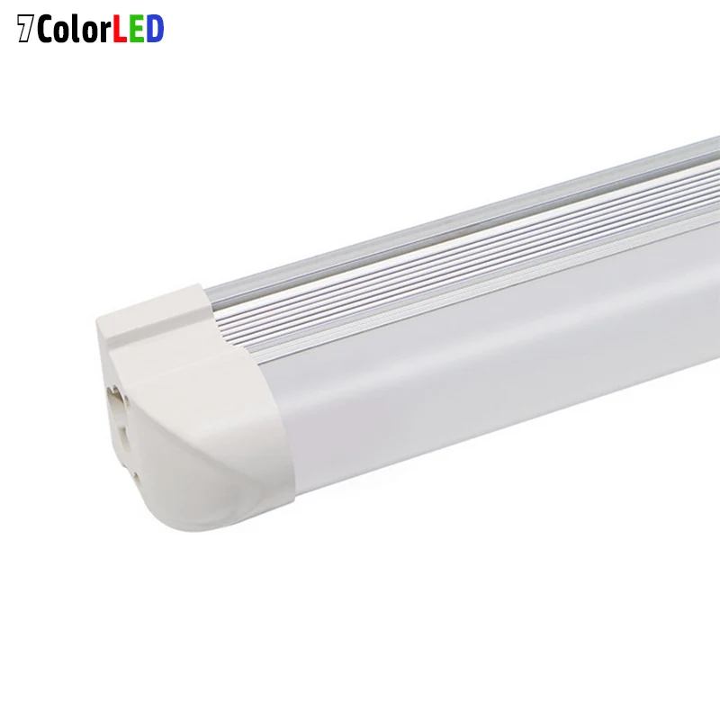 Imagem -05 - Lâmpada Fluorescente Led para Iluminação Doméstica Chip de Linha Dupla Tubo Led Integrado t8 2ft 600 mm 20w Entrada ac 85265v 10 Pcs Lot