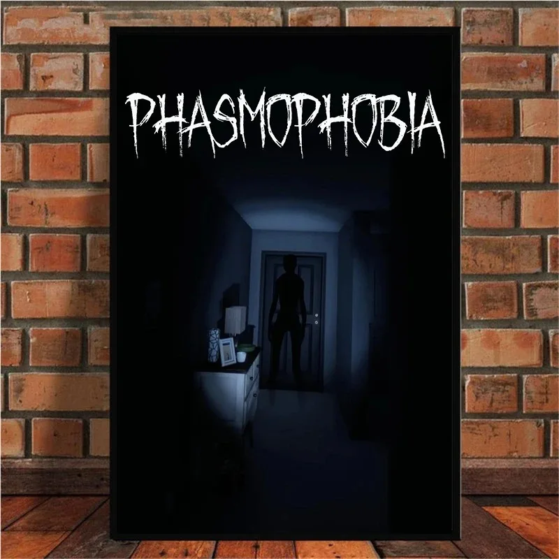 Popular Horror Games Phasmophobia Poster Print Modern Canvas Painting Wall Art for Living Room Home Decor Mural