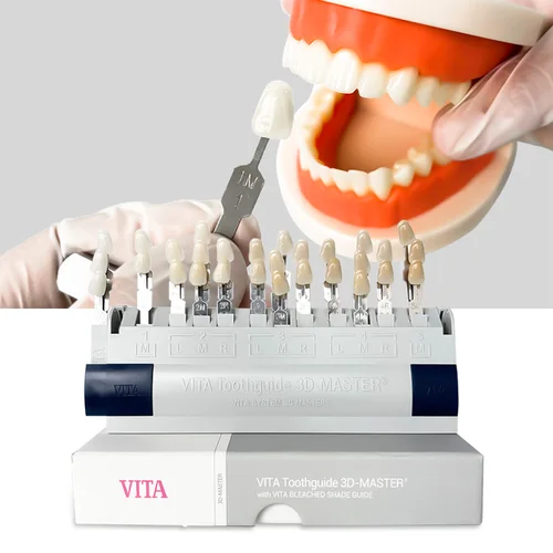 Imagen 2 del producto Niceden Vita 3D Master Dental Lab guía de sombra blanqueadora 29 colores blanqueamiento Dental comparación guía dental clínica de odontología Colorimri