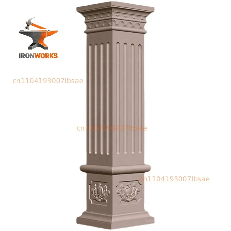 40 Roman column square column mold, villa door decorative modeling column thickened plastic model cement products