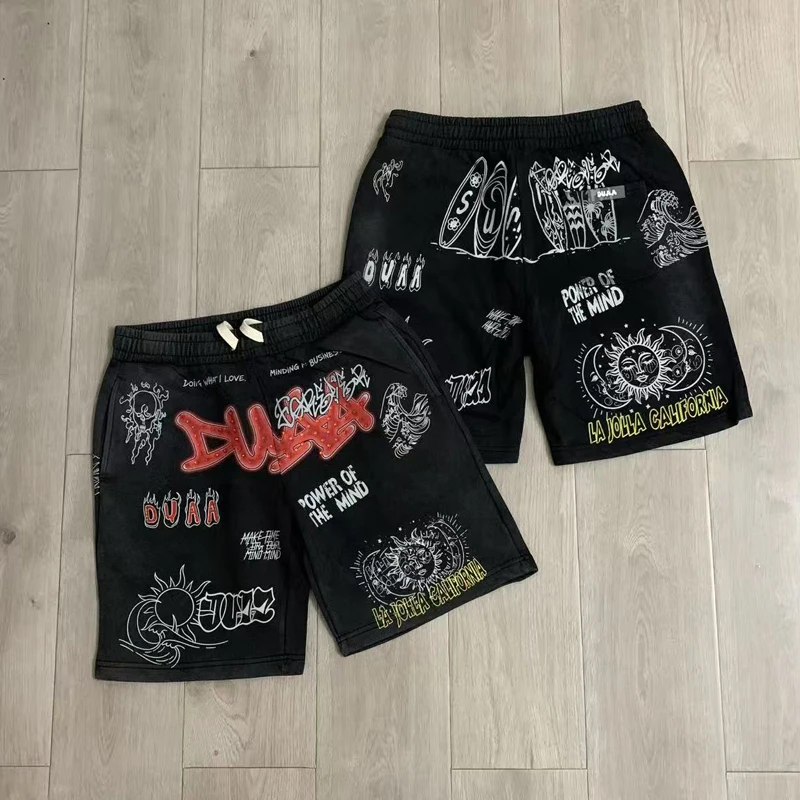 New Trend High-quality Rhinestone Shorts Summer Casual Comfortable Versatile Duaa Pants Men Women