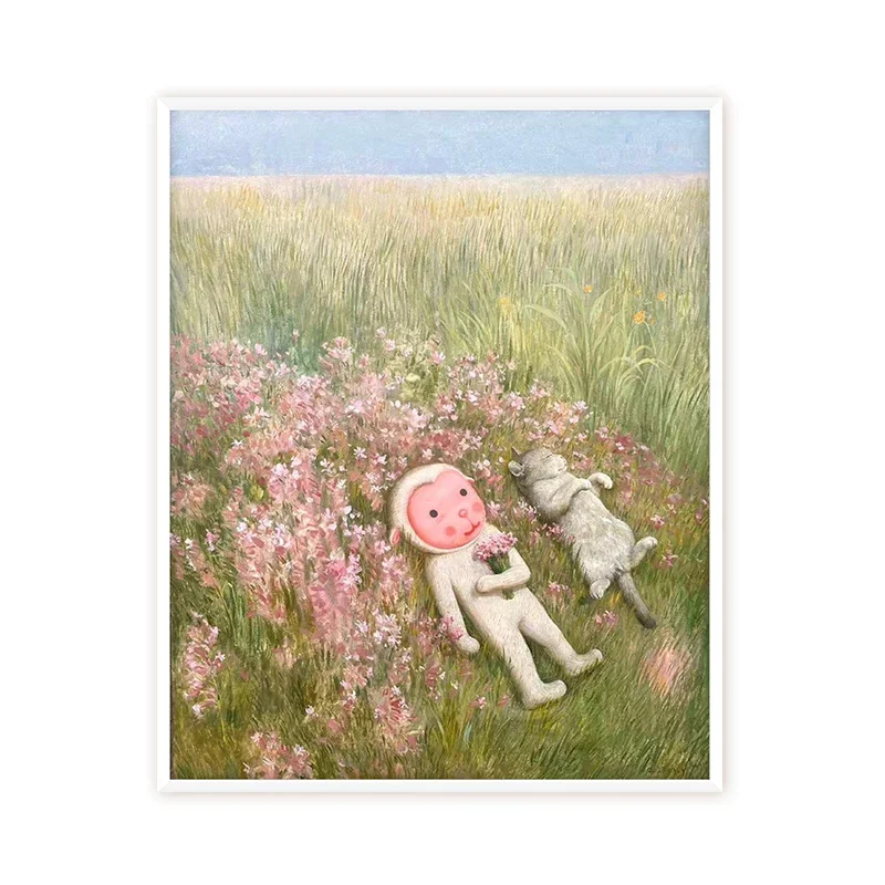 

Limited edition living room decoration entrance painting "Days spent with you"