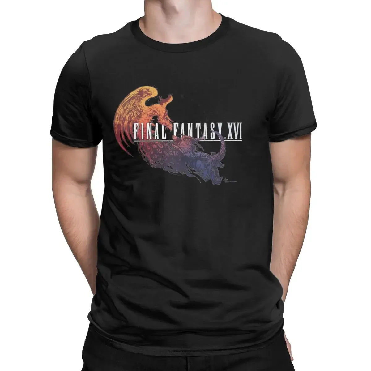 Final Fantasy XVI  video games chocobo quote Men's clothing Cotton Unique T-Shirt Crewneck Tee Shirt Short Sleeve Clothing Party