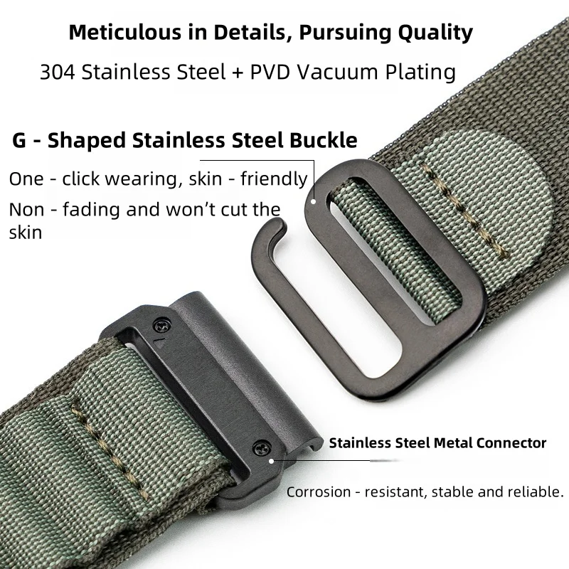 جبال الألب النايلون حلقة حزام (استيك) ساعة 20 مللي متر 22 مللي متر 26 مللي متر Fenix 5 غريزة 2X Fenix 3 حزام ساعة اليد 8/5X/6X/7X برو تاي تايشي معصمه