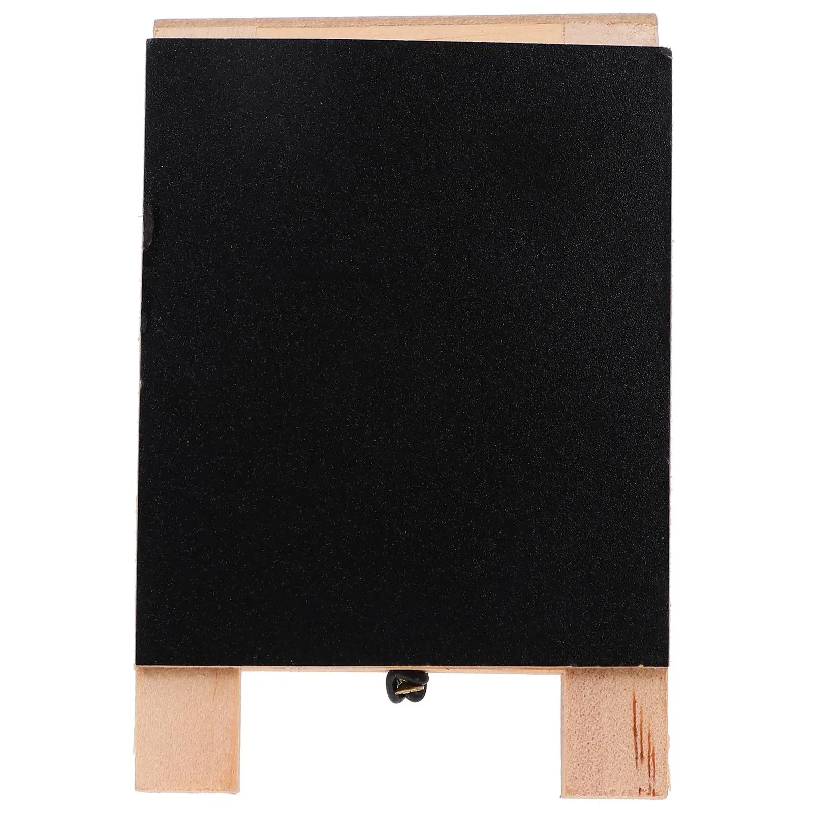 Pionowa tablica graffiti Mini dwustronna drewniana tablica na biurko Mały stojak Numer telefonu Wielokrotnego użytku