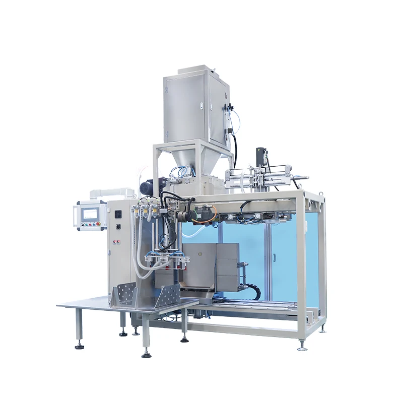 ZSG-400DSQF Hualian التلقائي متعدد الوظائف حقيبة الغرينية ملء وحقيبة فارغة ختم آلة التعبئة والتغليف خط التعبئة والتغليف