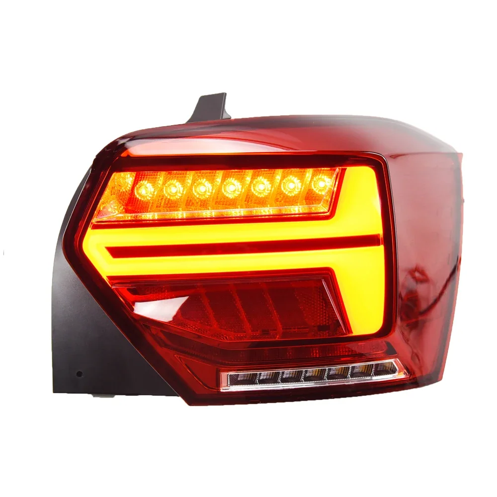 

Car Styling For VW Polo Tail Lights 2019-2020 New Polo LED Tail Lamp LED DRL Dynamic Signal Brake Reverse Auto Accessories