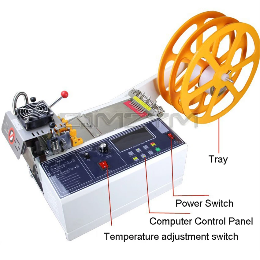 Automatic Computerized Tape Cutting Machine Cold and Hot Zipper Cutting Automatic Cutting Ribbon Machine Elastic tape