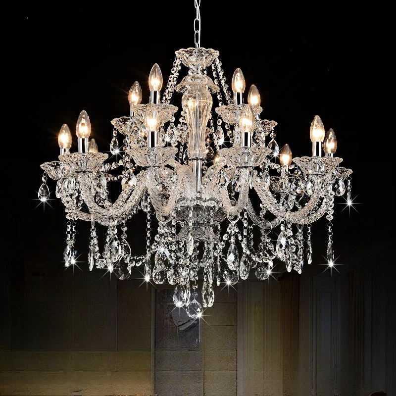 

Crystal chandelier, European style, suitable for home use, living room, bedroom, dining room