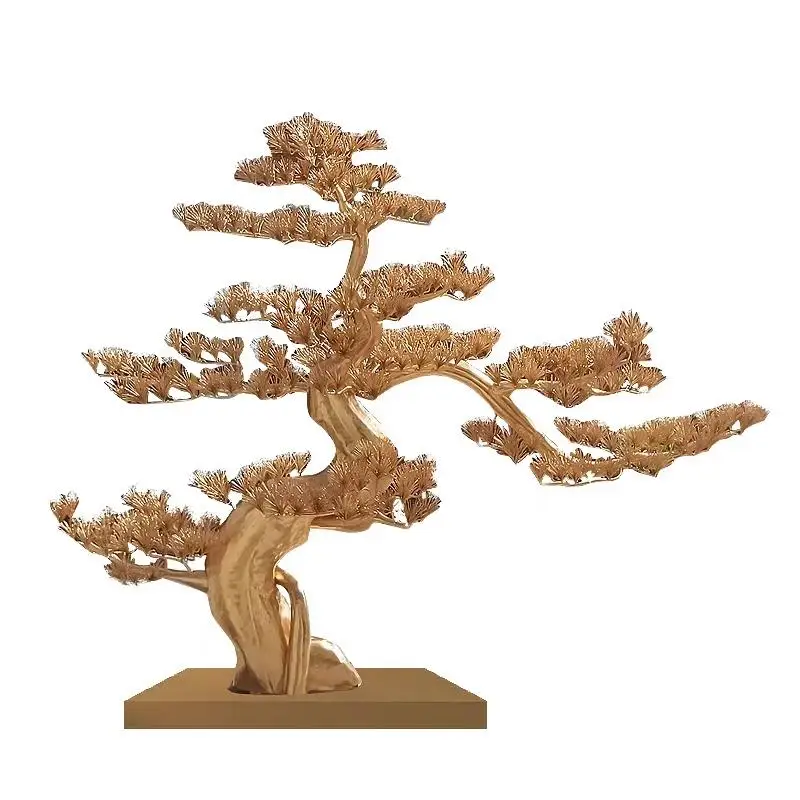 

Large iron welcome pine ornament villa hotel lobby clubhouse entrance