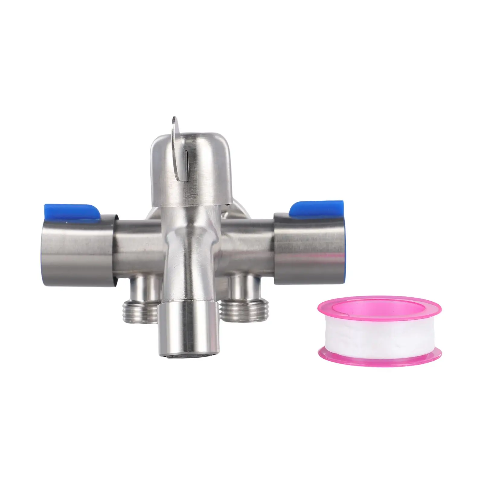 1PCS Faucet Used As Washing Machine/Sprayer/Shower Stainless Steel Strong Three Way 12x6x9cm Better Control Multi-purpose