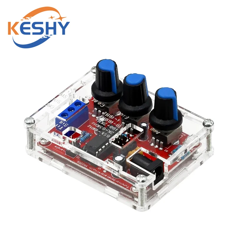 

XR2206 High Precision Signal Generator DIY Kit Sine Triangle Square Waves 1Hz 1MHz Frequency Range Adjustable Frequency