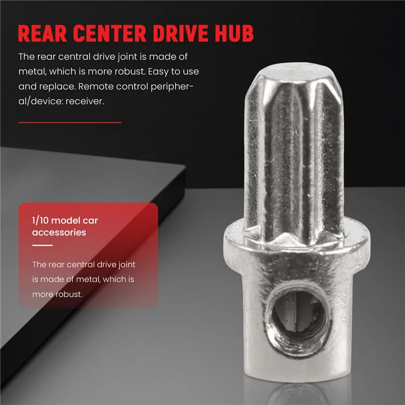 A63T-3個 リアセンタードライブハブ 6888 トラクサス スラッシュ 4X4 VXL レモホビー 9EMO ファンキー 727 1/10 RCカー アップグレードパーツ