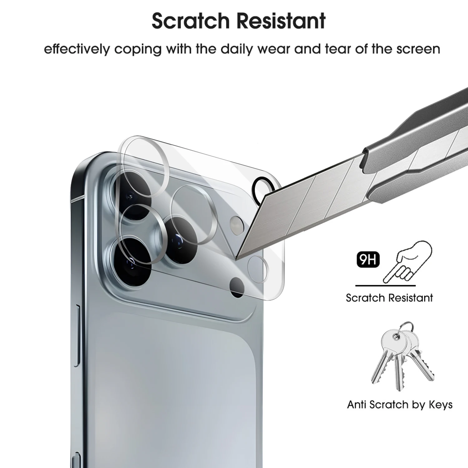 1-5Pcs Ultra Clear Tempered Glass For iPhone 18 Pro Max 18Pro Duo 17Pro Rear Lens Film HD Camera Protective Tempered Glass Cover