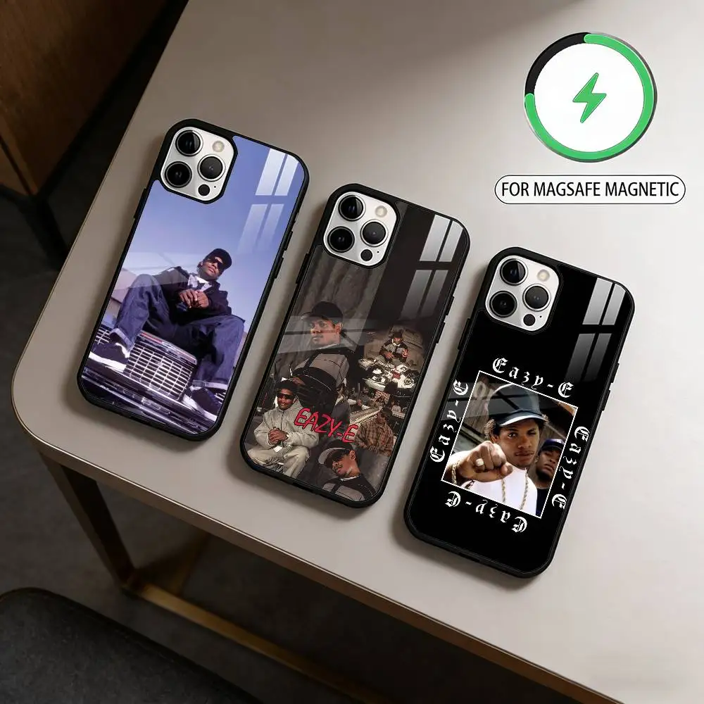 Rapper E-Eazy E  Phone Case For iPhone17,16,15,14,13,12,11 Plus,Pro Max Magnetic For Magsafe Wireless Charging