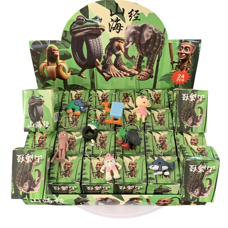 

Tung Tung Tung Sahur Blind Box TungTung Sahur Брелок Подвеска Фигурка Trallelo Tralala Статуя Акула Lirili Larila Игрушки Подарок