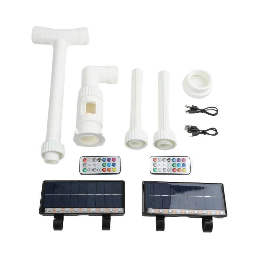 Remote Control Fountain Wireless Led Fountain 10 Hours Continuous Use Outdoor for Solar Water Display Solar Fountain