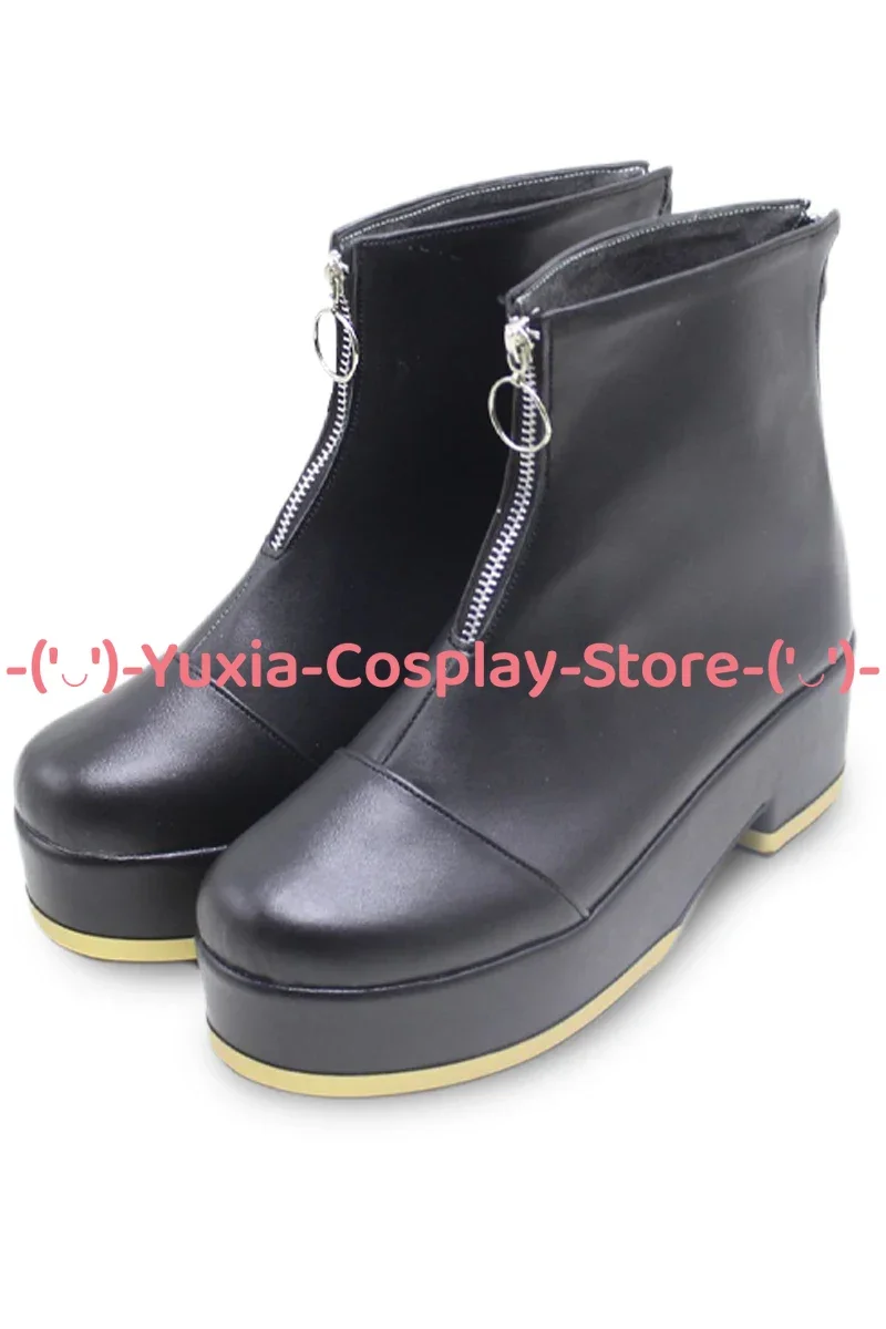 يوكسياكوسبلاي! Nijisanji Kanae تأثيري أحذية أنيمي لعبة شخصية الدعامة بو الأحذية الجلدية هالوين كرنفال حزب حلي #4